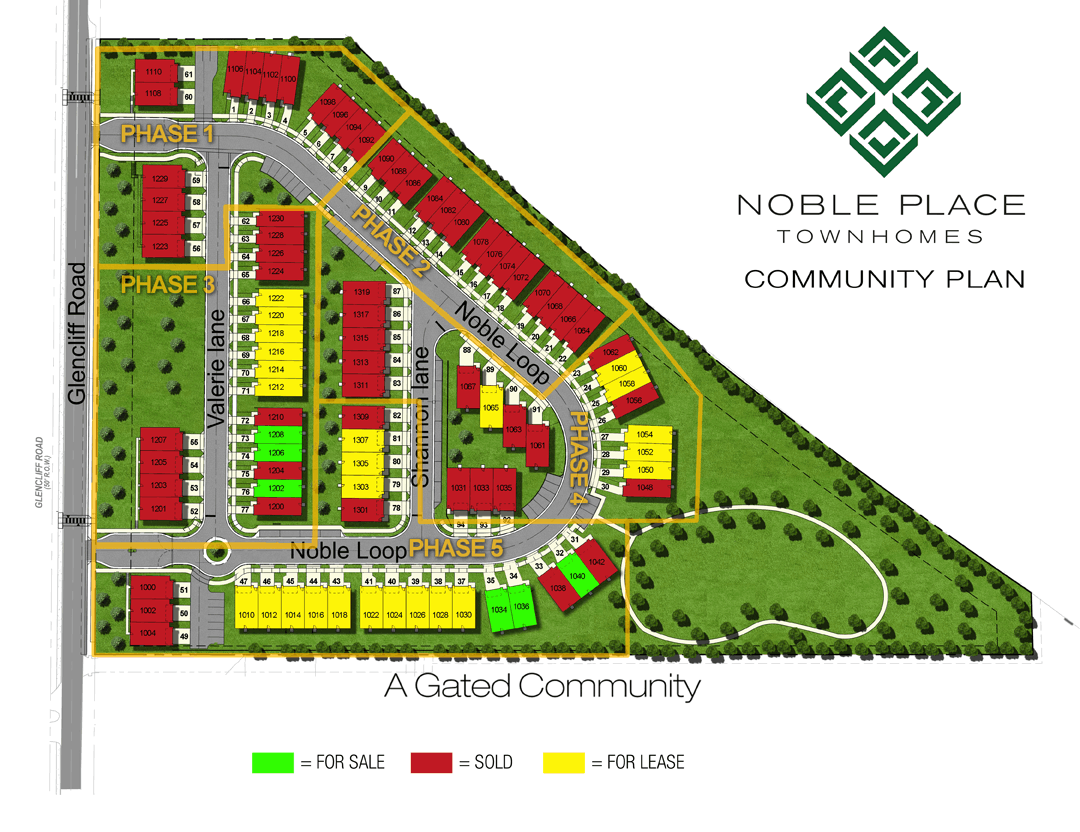 Noble Place Site Plan Updated 01/22/2026