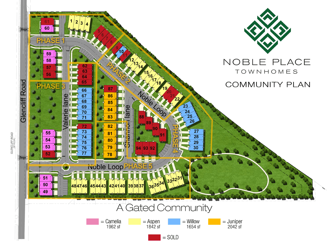 Updated Noble Place Site Plan